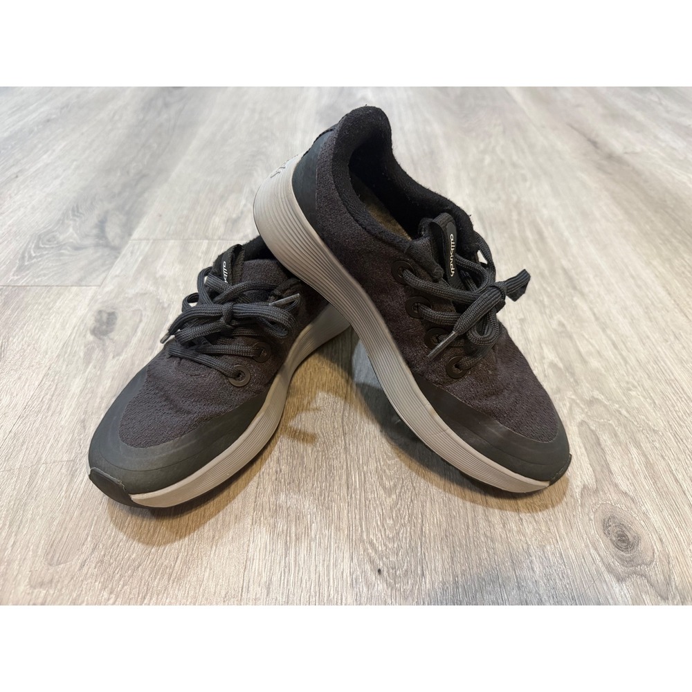 Allbirds Wool Runner Mizzles Black Merino Wool Sneakers Women's US 6.5